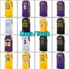 Custom Mens Youth 2024 LeBron Anthony James Davis Basketball Jersey D 'Angelo Russell City Austin Reaves Rui Hachimura Gabe Vincent Vanderbilt Spencer Dinwiddie