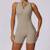 V Back Scrunch Sports kombinezon Kobiet Gym Rompers Rompers Joga Joga Onepiece Suit Bodysuits 80322