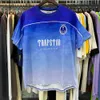 トラップスターTシャツユニセックス新しい夏半袖トレンドピュアラウンドネックロンドンロンドンロゴフットボールジャージーグラディエントスポーツクイック乾燥半袖USサイズS-XL 102