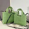 Brand Tick Bag Designer Luksusowe torby TOTE Summer Portable Duża pojemność wakacyjna torebka zakupowa słomy 2023 240328