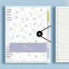 Notebooks Fashion A5 Binder Notebook Jounral Cover Planner Horizontal Line Notebooks School Office Stationery Supplies