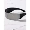 Y2K Full Wrap-around Fashion Glasses-Polfect for Partys, Costumes Gifts