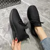 Freizeitschuhe Hohe Qualität 2024 Sommer Feminisierung Schwarz Sneaker Sport Flache Basis Brache Tennis Asaguchi Low Top Damen