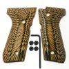 Tools 2pcs G10 Grips Sunburst Texture Shank With Screws For Beretta 92fs Grips Full Size 92 fs m9 92a1 96a1 92 INOX Hunting Accessory