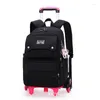 Bolsas escolares bonde crianças mochilas mochilas mochilas com bagagem de rodas garotas de backpack backpack saco de escola