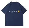 رجل tirt homme mens tshirt designer tops letter raster print كبير الحجم قصير الأكمام قميص قمصان Tee Pullover Cotton Summer Summer