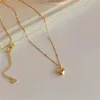 Collane a ciondolo semplice amore clavicle catena clavicle collana trendy oro color girocollo per donne gioielli di moda regalo personalizzato