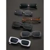 6pcs Men Square Frame Fashion Metal Plastic Personality Sunglasses for Travel School Daily Life UV400 Accessories