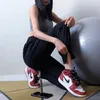 Aktif Pantolon Yoga Kadınların Gevşek Kapatma Ayağı Bağlayıcı Hızlı Kuru Koşu Fitness Tulumları Yüksek Bel Profesyonel