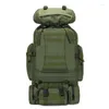 Mochila Outdoor 80L Combinação Removível Esportes Caminhadas Camuflagem Impermeável Montanhismo Bolsa