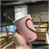 マグカップカップルカップセラミックコーヒーラブハートマグクリエイティブバレンタインデーバースデーギフトドロップデリバリーホームガーデンキッチンダイニングバードリンクotqi8