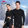 Bras NatureHike Sıcak Coolmax iç çamaşırı külot Sonbahar ve Kış Hızlı Termal Spor iç çamaşırı unisex nem fitil bisiklet