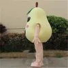 2024 Halloween Pear Fruit Mascot Costume Fantazyjna sukienka karnawałowa Kreskówka Fanta sukienka dla mężczyzn Damska sukienka festiwalowa