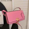 Designer American Trend Classic Crossbody Bag Womens Bag Buckle Fashion Trendy One Shoulder Crossbody Small Square