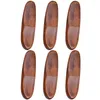 Chopsticks 6 PCS Solid Wood Spoon Holder Multi-Function Rests Japanese-Style Stand Table Decor Fork Holders