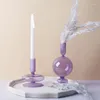 Vases Creative Glass Vase For Living Room Decoration Modern Home Decor Dried Flower Table Candle Holder