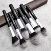 Makeup Brush Set Brushes professionnels Full Black 18pcs Face Eyes Cosmeitcs Powder Foundation Make Up Kit 240403