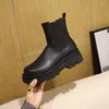 Boots 2024 Women High Quality Genuine Leather Platforms Woman Punk Motorcycle Ankle Comfortable D-218