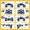 Sense de détection électrique rc voitures enfants toys pour garçons 4x4 4wd hors route véhicules enfants double télécommande camion de dérive