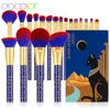 Docolor Egypt Makeup Brushes Set 19pcs Makeup Brush de haute qualité Power Power Metting Face Powder Powerdow Making Up 240403