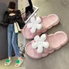 Casual Shoes Summer Flat Slippers Women's Outdoor Wear Flower Sandals Home Indoor Women