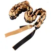 Fleurs décoratives 3pcs Graduation Ribbon Lei Polyester pour les cadeaux Student Party Supplies