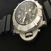 Orologi di lusso maschile orologi da polso panerrais designer reserva di potenza in titanio nero 44 mm orologi meccanici automatici KCU8