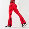 Pantalon actif lié à la fusée teintée Yoga Femmes Sport Collons Collons sans couture