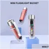 Lampes de poche torches petites ménages d'éclairage extérieur portable imperméable 6500k super lumineux magnétique mini-gouttes à longue portée LED Otnsy