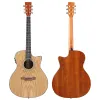 Chitarra a 6 corde a acustica elettrica chitarra da 40 pollici chitarra naturale color cutaway design chitarra con eq