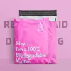 Mailers 100% biodegradáveis D2W Poly Mailers 10x13in 20pcs envelopes compostáveis Bolsas de remessa Eco Auto -Sealing Mailing Bags