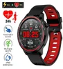 L8 montre intelligente hommes IP68 étanche Reloj inteligente Hombre smartwatch avec ECG PPG tension artérielle fréquence cardiaque sport Fitness Brace8963959