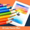 Pencils 48 Colors Set 2B Wooden Colored Pencils Drawing Sketch Art Paint Watercolor Oil Pencil Comic Graffiti Tool