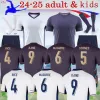 16-2XL 2024 Kane Home Away Soccer Jerseys Men Kids Kit Sterling Englands Rashford Mount Lingard Vardy Dele 23 24 25 Football EGL National Team Shirt