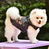 Dog Apparel Winter Pet Clothes Camouflage Cold Weather Coat Small Vest Harness Jacket Puppy Fleece Padded Outfit Warm Clothing