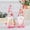 Party Decoration Christmas Donut Doll Pointed Hat Dwarf Old Man Faceless Scene Arrangement