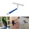 Outros pássaros suprimentos kx4b parrot stand chuveiro bate de sucção portátil banheiro