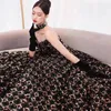 Party Dresses Black Strapless Prom Gown Sequin Luxury A-Line Backless Shiny Candy Color For Women Wedding Cocktail Long Evening