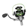 Allmetal Black Green Fishing Reel Freshwater Zeewater Dual Use Max Drag 12kg Spinning Duurzame karper Tackle 240401