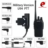 Accessories Airsoft U94 PTT Tactical Headset with Button for Kenwood/Midland/Motorola WalkieTalkie BaoFeng UV5R Headphone PTT Cable Z113