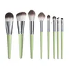 5678pcs Brush Brush Set Eye Shadow Fondazione Cosmetica Soft Fluffy Bronzer Sculping Strumenti portatili 240403
