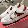 Casual Shoes Fashion Square Crystal Sneakers Women Real Leather Flat Causal Ladies Spring Trainers Runners Kvinna