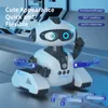 Mini RC Robot Sensing CADY WIDA Intelligent Toy Programing Education Music Dance Robots Auto Follow Gesture Control Toys For Kid 240321