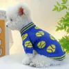 Dog Apparel 1PC Pet Clothing And Cat Thickened Warm Knitwear Autumn/Winter Tennis Pullover Elastic Sweater For Small Medium Dogs