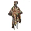 Imperméables imperméable extérieur polyvalent pratique pour la randonnée coupe-vent et imperméable avec capuche conception 3-en-1