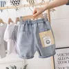 Baby Boys Shorts Girl Dasual Dżinsy Ubrania dla dzieci Summer krótkie spodnie 2-8 lat odzież luźne dżinsowe szorty chłopca