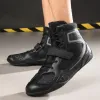 Stivali scarpe da wrestling high top, stivali da allenamento per la boxe professionale, scarpe sportive all'aperto, boxe maschile e scarpe da combattimento