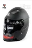 Motocykl Matt Black Half Helmet Cool Motocross Yohe 837R Elektryczne rower wodny hełm bezpieczeństwa YH837 Pół twarzy DOT6079788