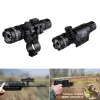 Pointers Tactical Red Dot Laser Sight Scope Hunting Rifle Collimator Green Laser Pointer+20mm Rail Mount+8 Type Gun Clip+remote Switch