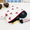 Storage Bags Women Cosmetic Bag Cute Bear Prints Large Capacity Makeup Quilted Outdoor Travel Toiletry Make Up Brush Case